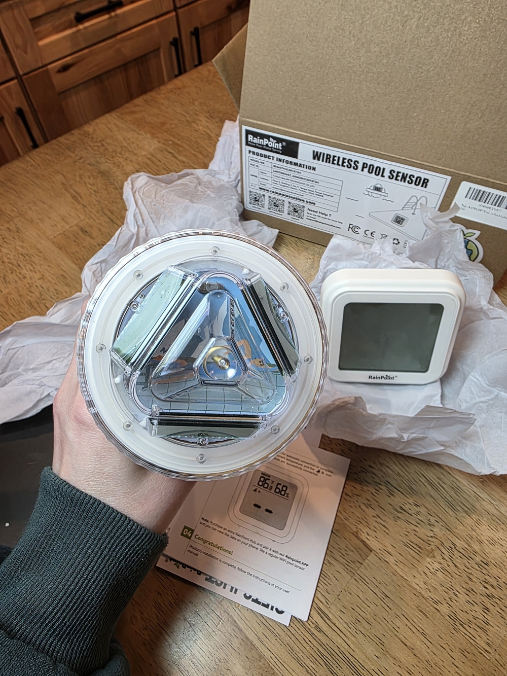 Wireless Pool Sensor & Thermometer - White - Picture 4 of 6